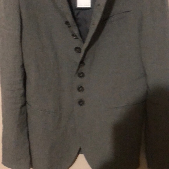 John Varvatos linen multi-button 48 (IT) iron grey - Picture 3 of 7